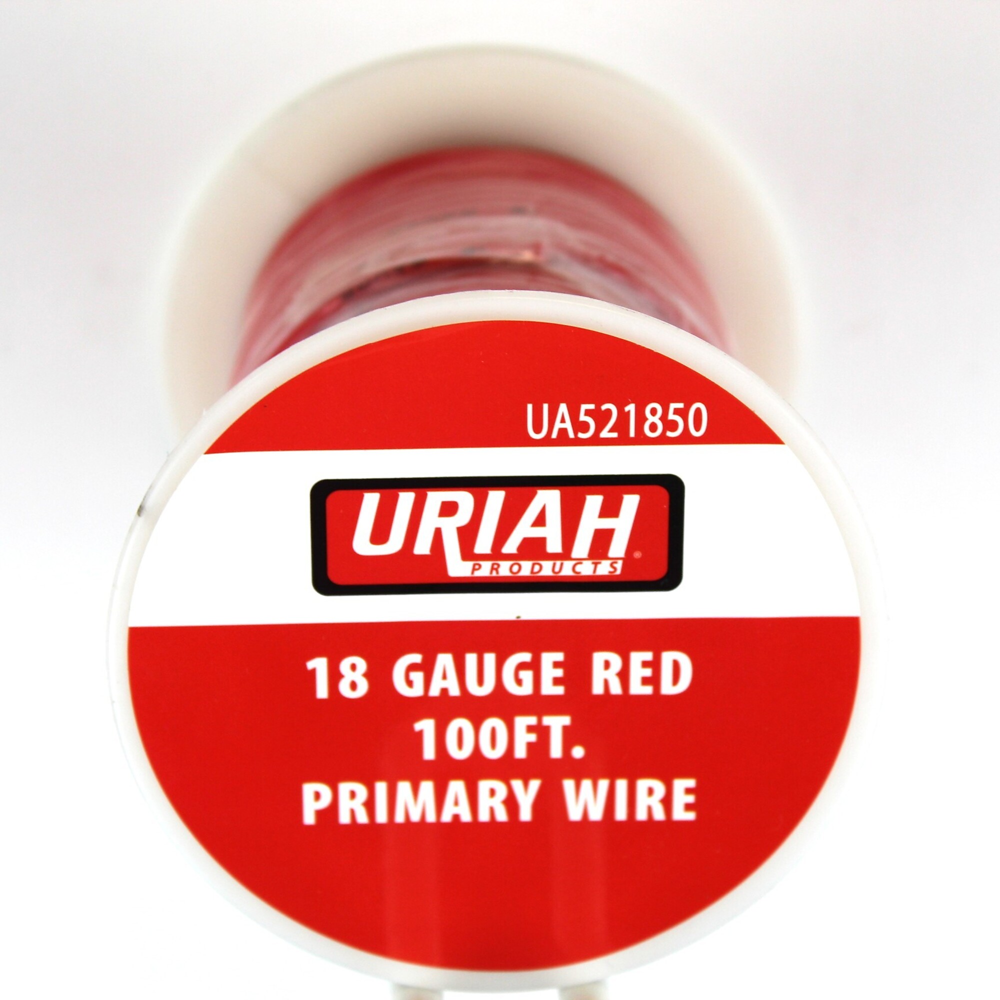 Uriah Products Primary Stranded Trailer Wire — 18 AWG, 100ft., Red, Model# UA521850